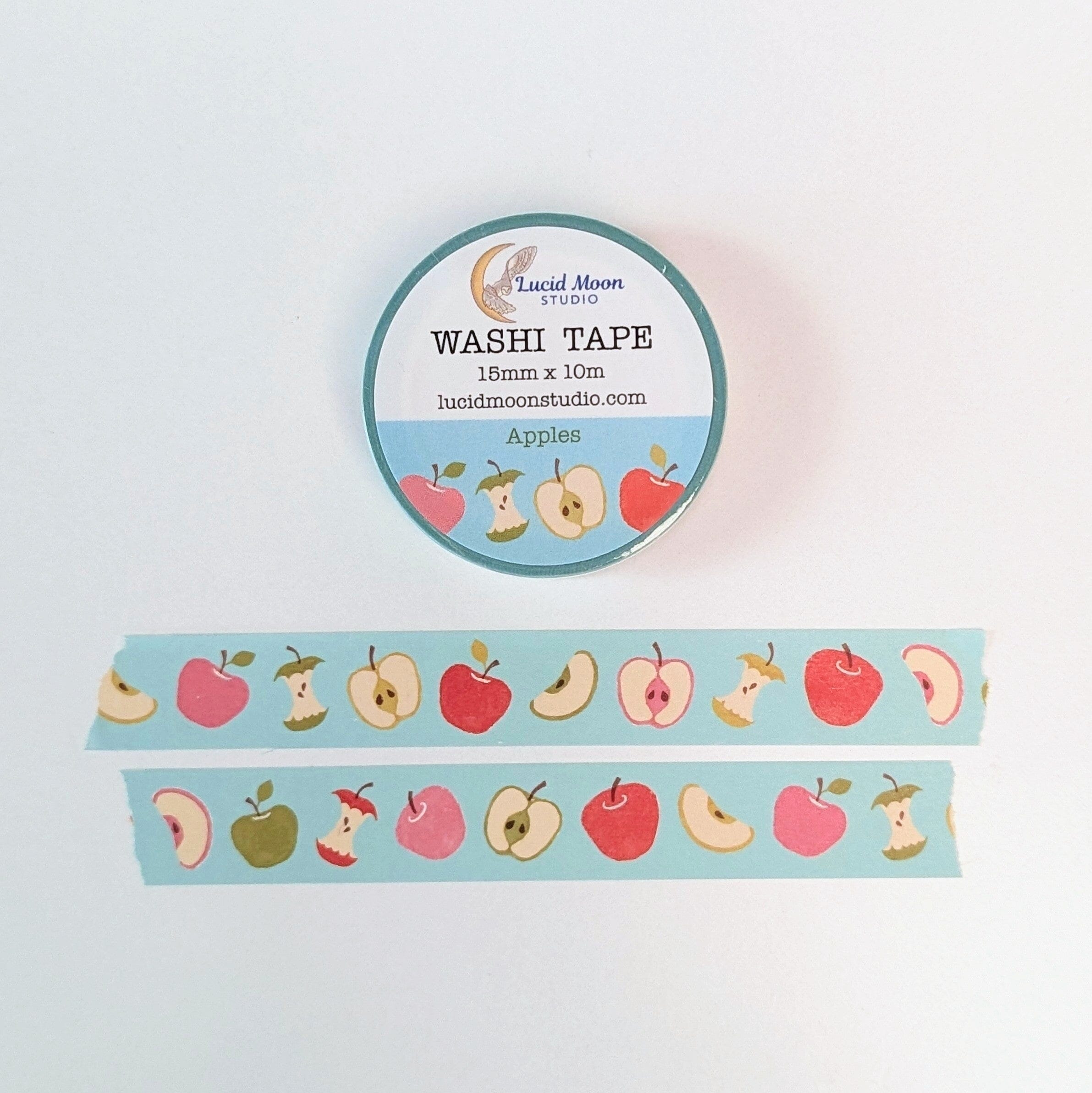 Apple Core Washi Tape washi tape Lucid Moon Studio