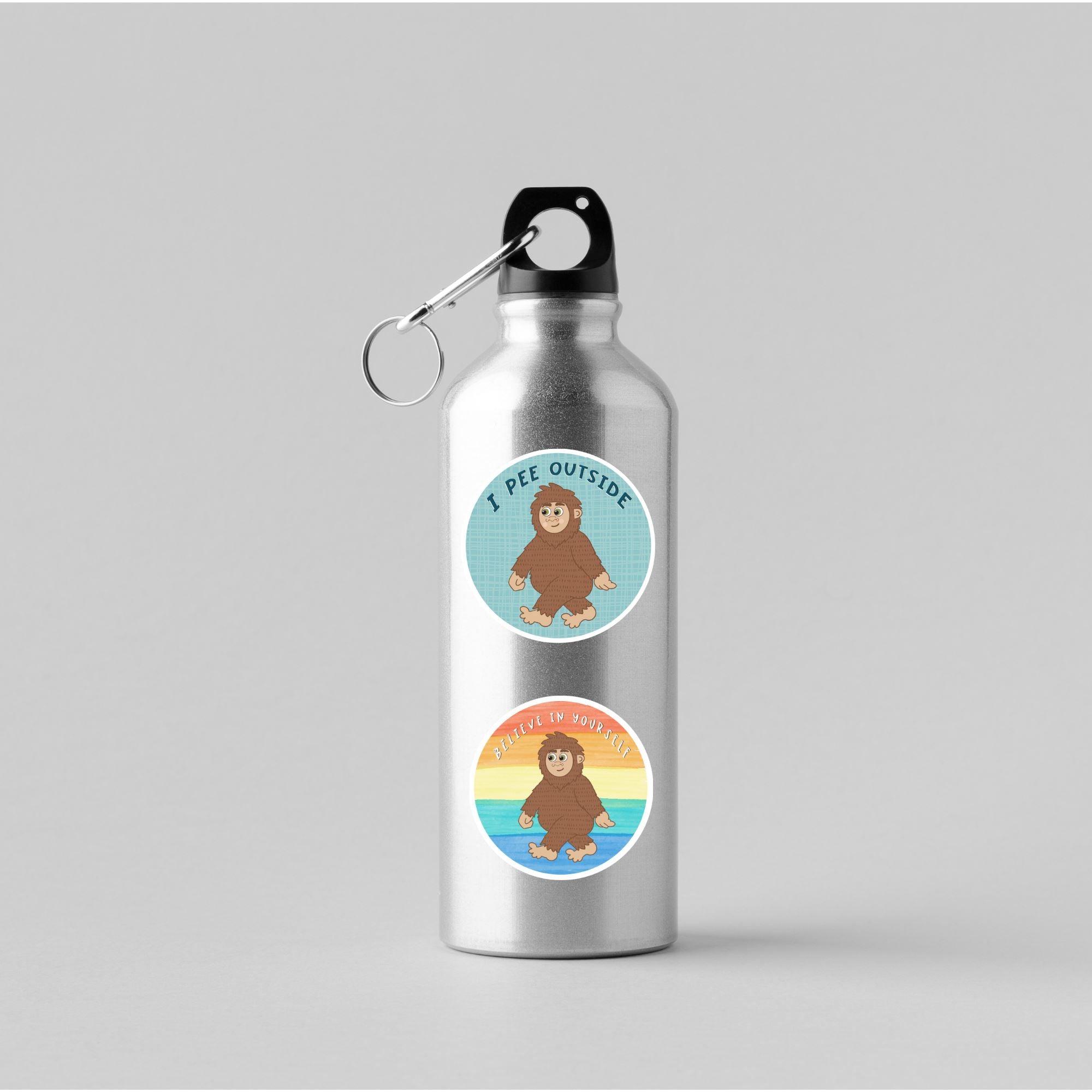 Believe in Yourself Cute Bigfoot Matte Vinyl Waterproof Sticker stickers Lucid Moon Studio