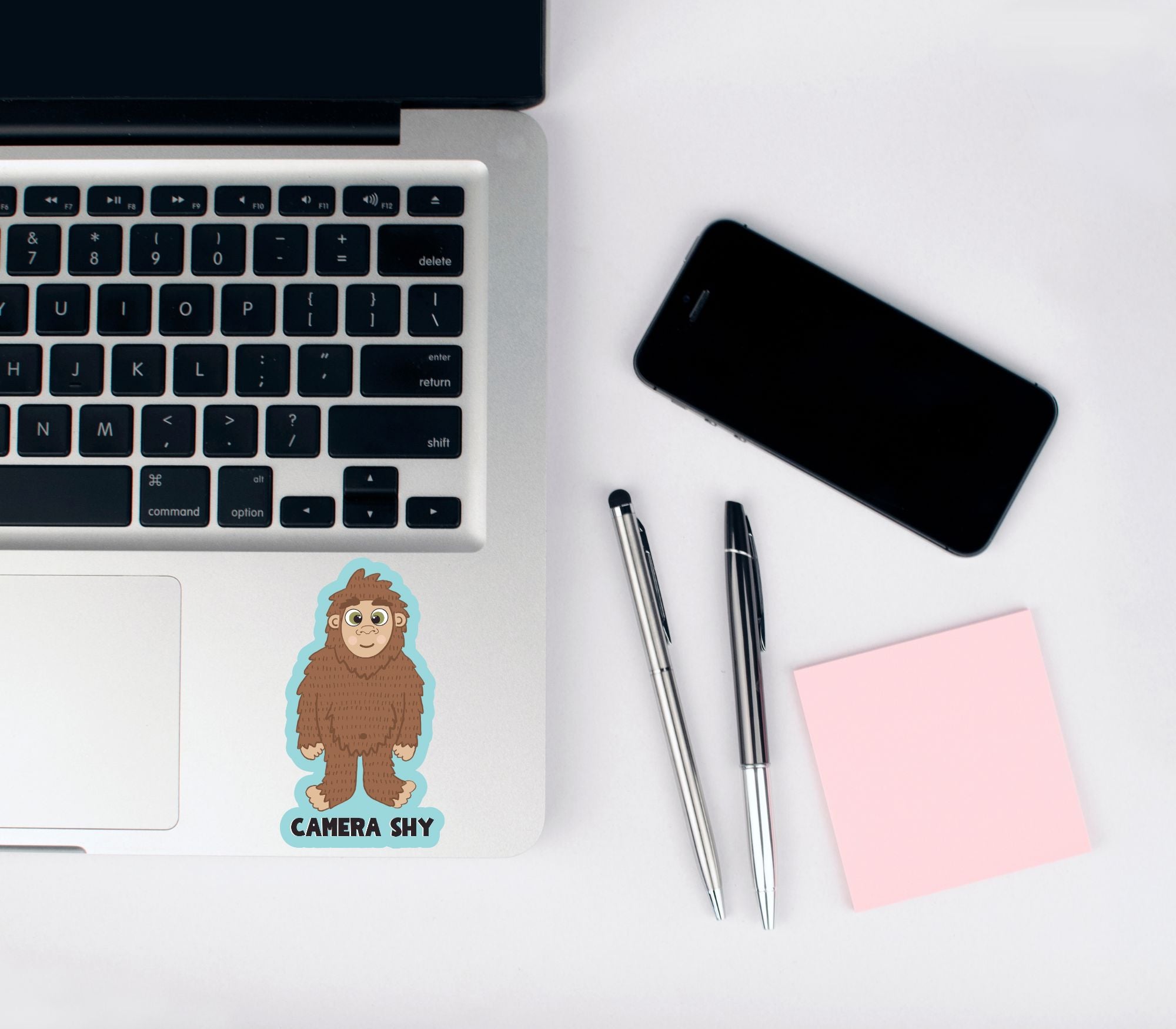 Camera Shy Big Foot Vinyl Sticker stickers Lucid Moon Studio