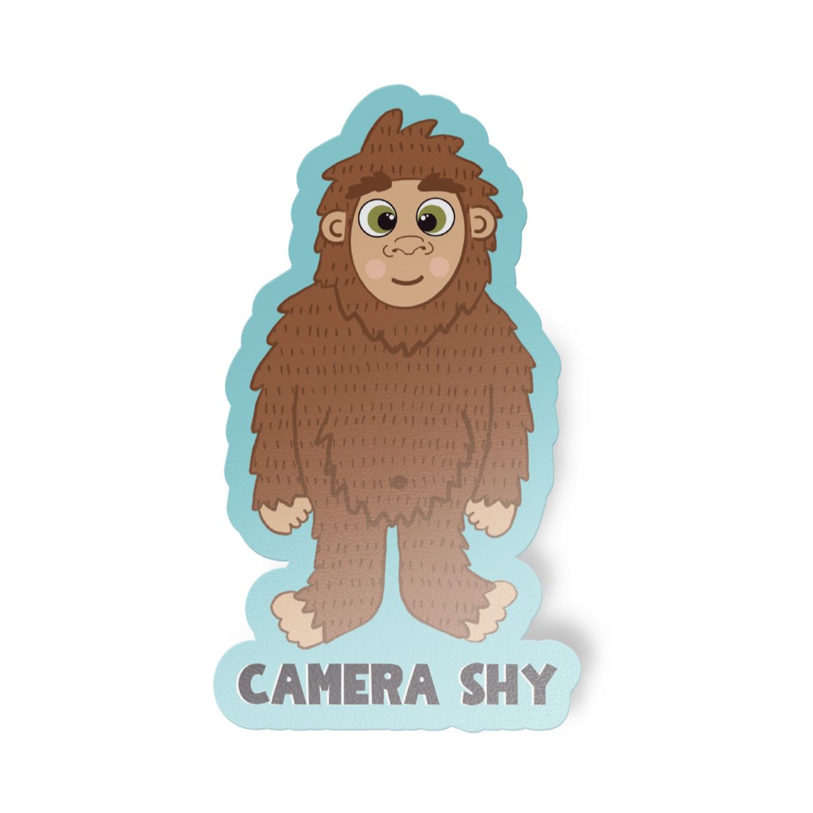 Camera Shy Big Foot Vinyl Sticker stickers Lucid Moon Studio