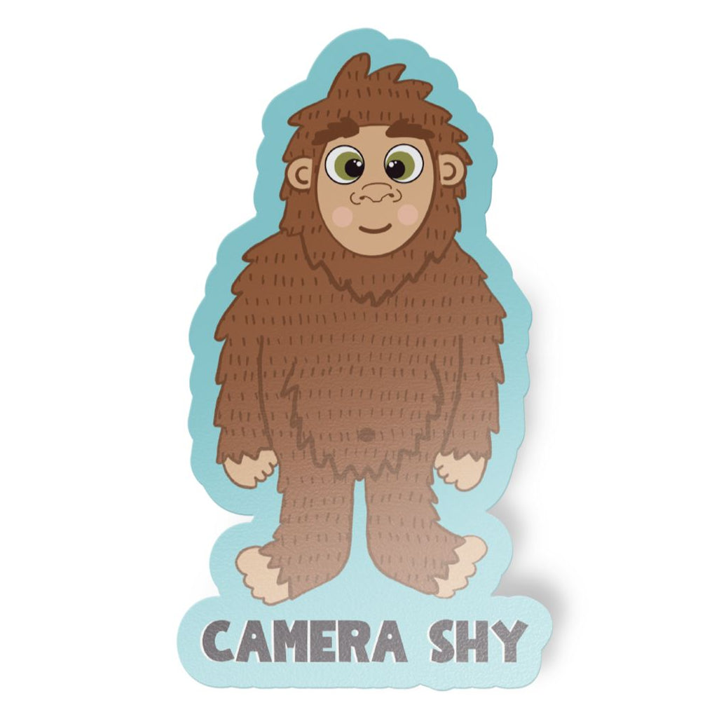 Camera Shy Big Foot Vinyl Sticker stickers Lucid Moon Studio
