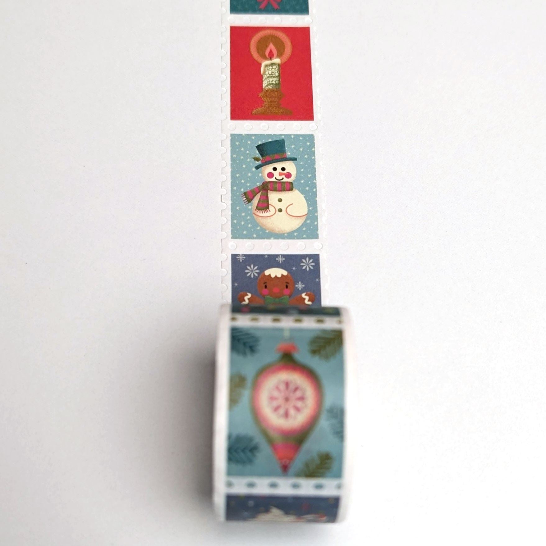 Christmas Postage Stamp Washi Tape washi tape Lucid Moon Studio