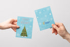 Happy Holidays Christmas Tree Card Greeting Cards Lucid Moon Studio