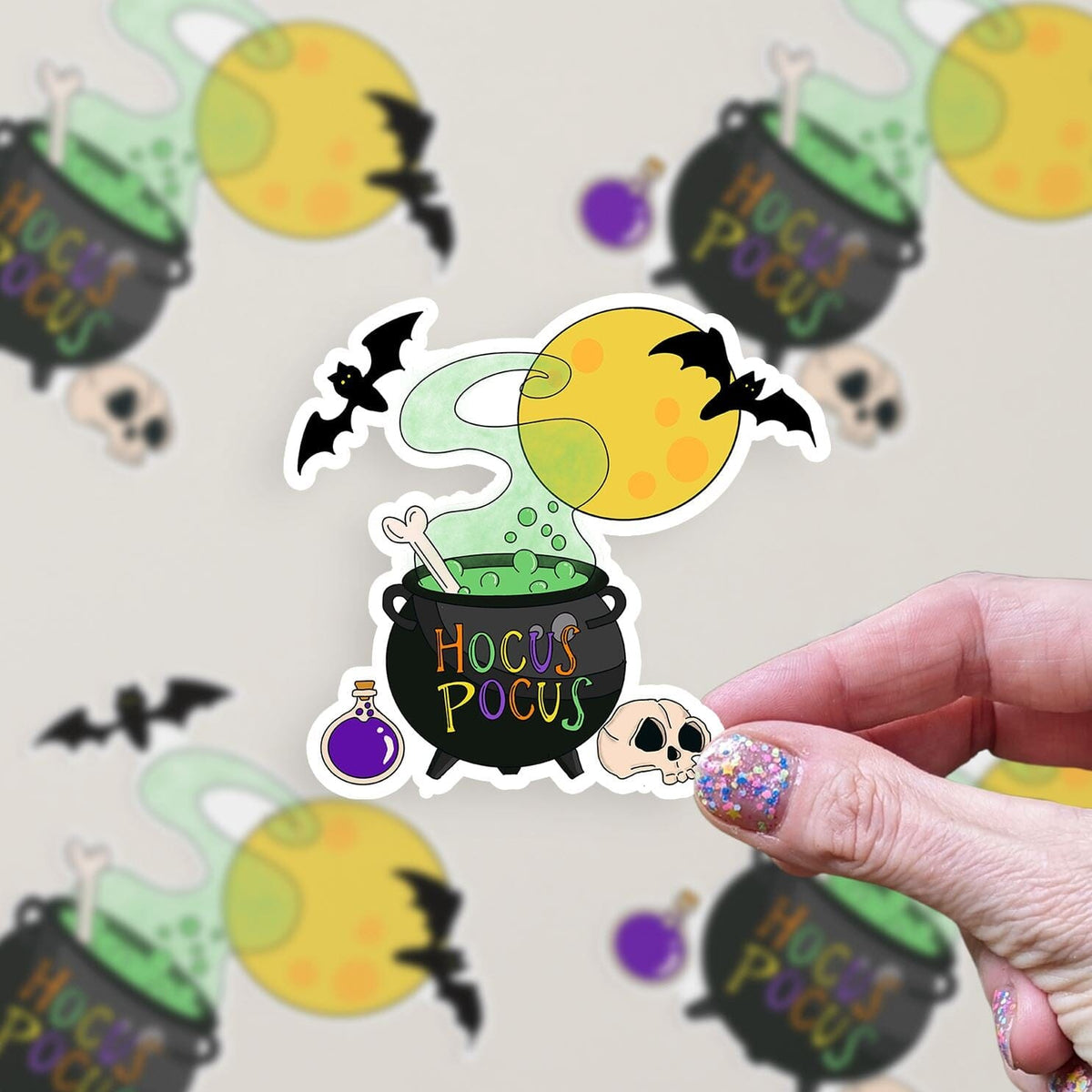 Hocus Pocus Halloween Vinyl Sticker stickers Lucid Moon Studio
