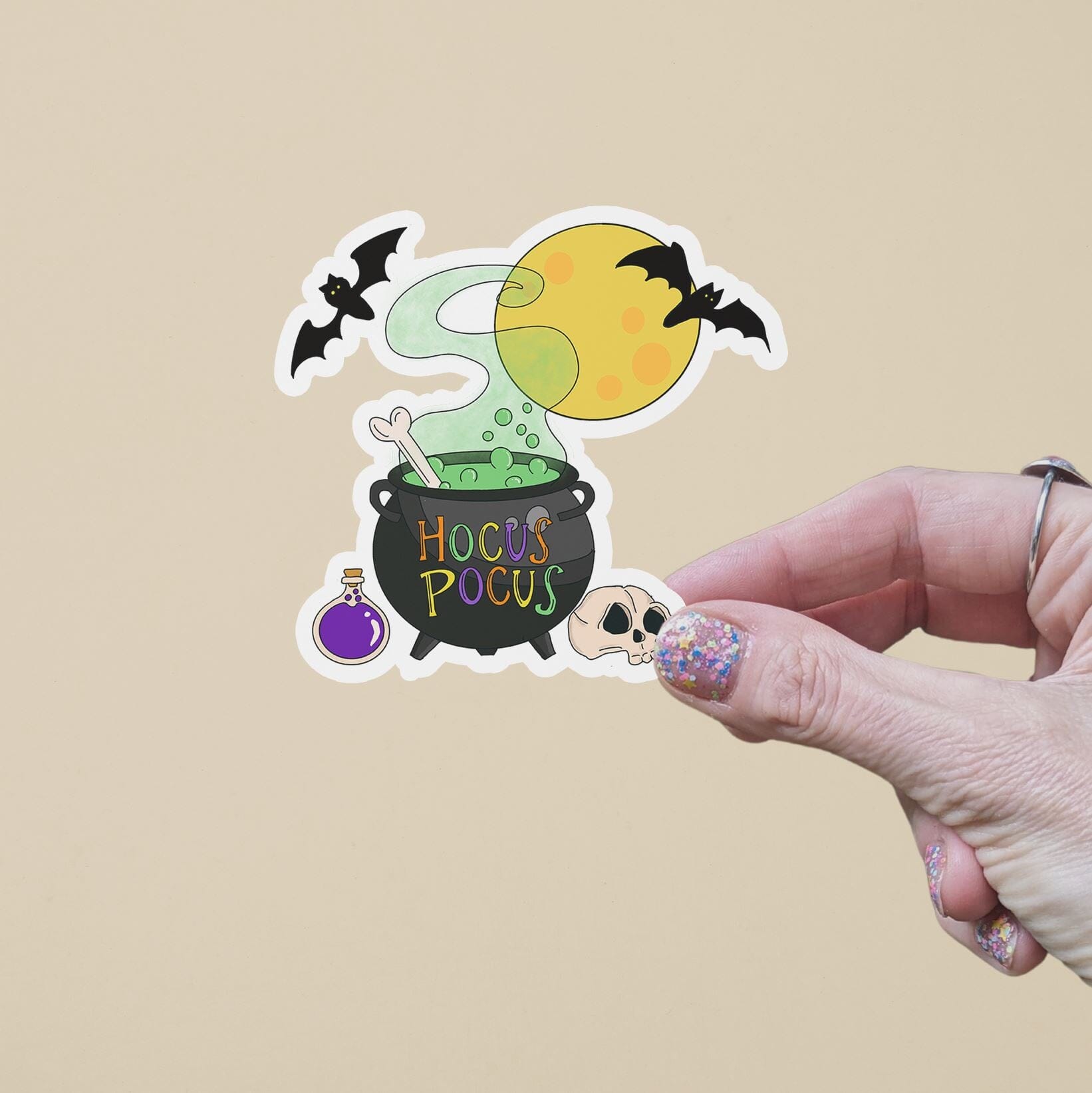 Hocus Pocus Halloween Vinyl Sticker stickers Lucid Moon Studio