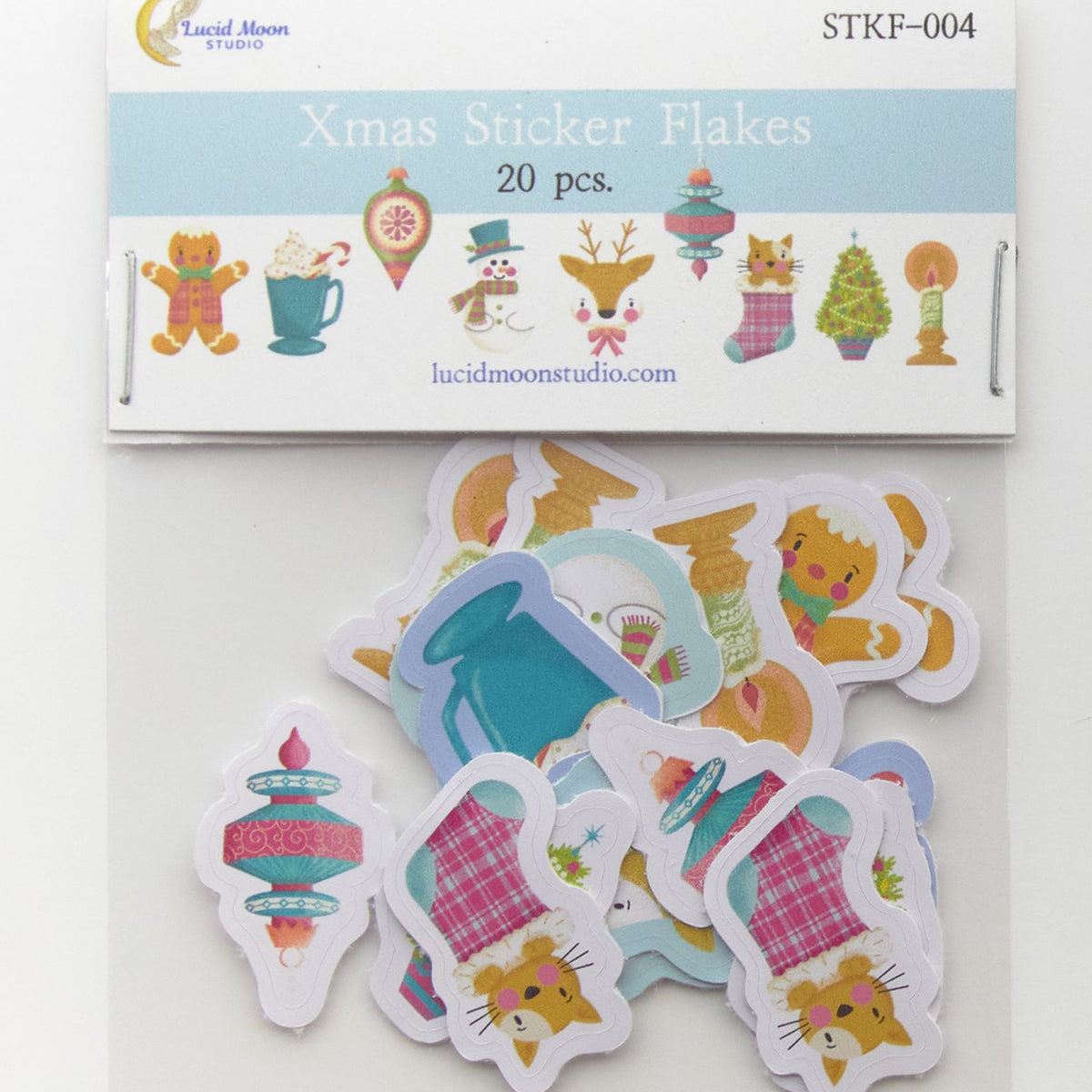 Holiday Sticker Flakes stickers Lucid Moon Studio