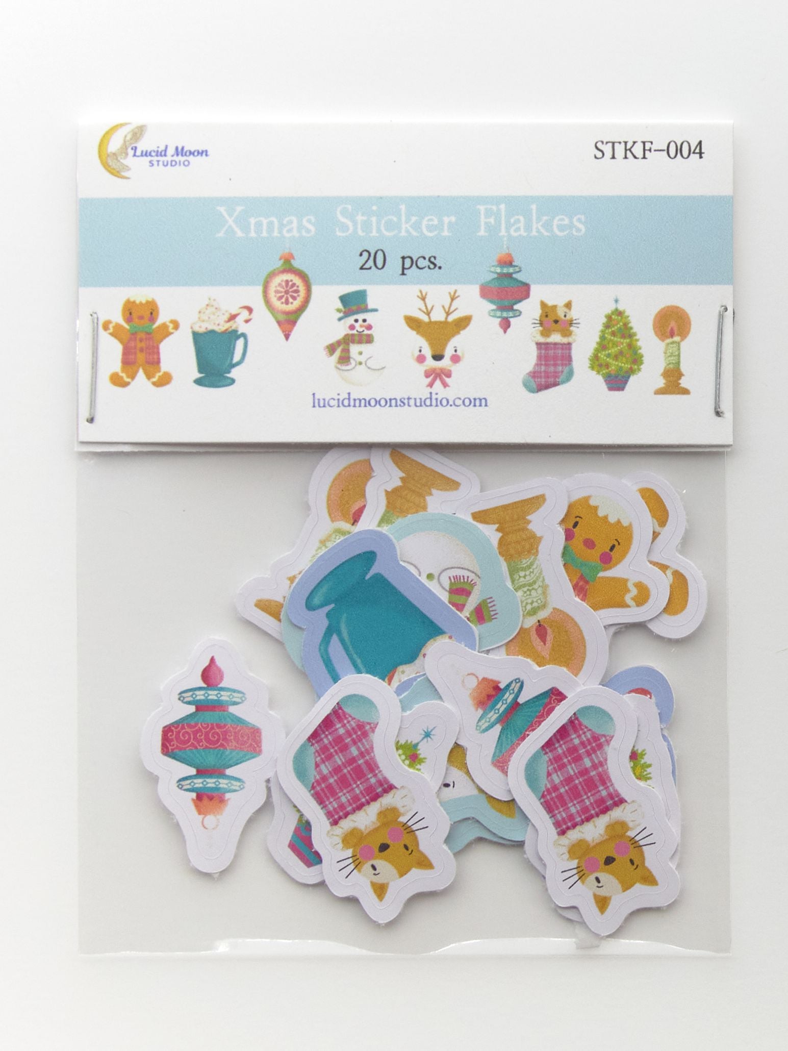 Holiday Sticker Flakes stickers Lucid Moon Studio