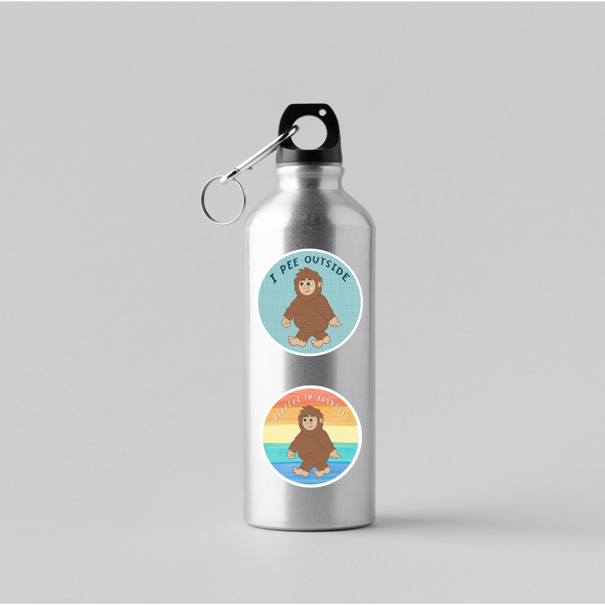 I Pee Outside (Blue) Big Foot Vinyl Sticker stickers Lucid Moon Studio