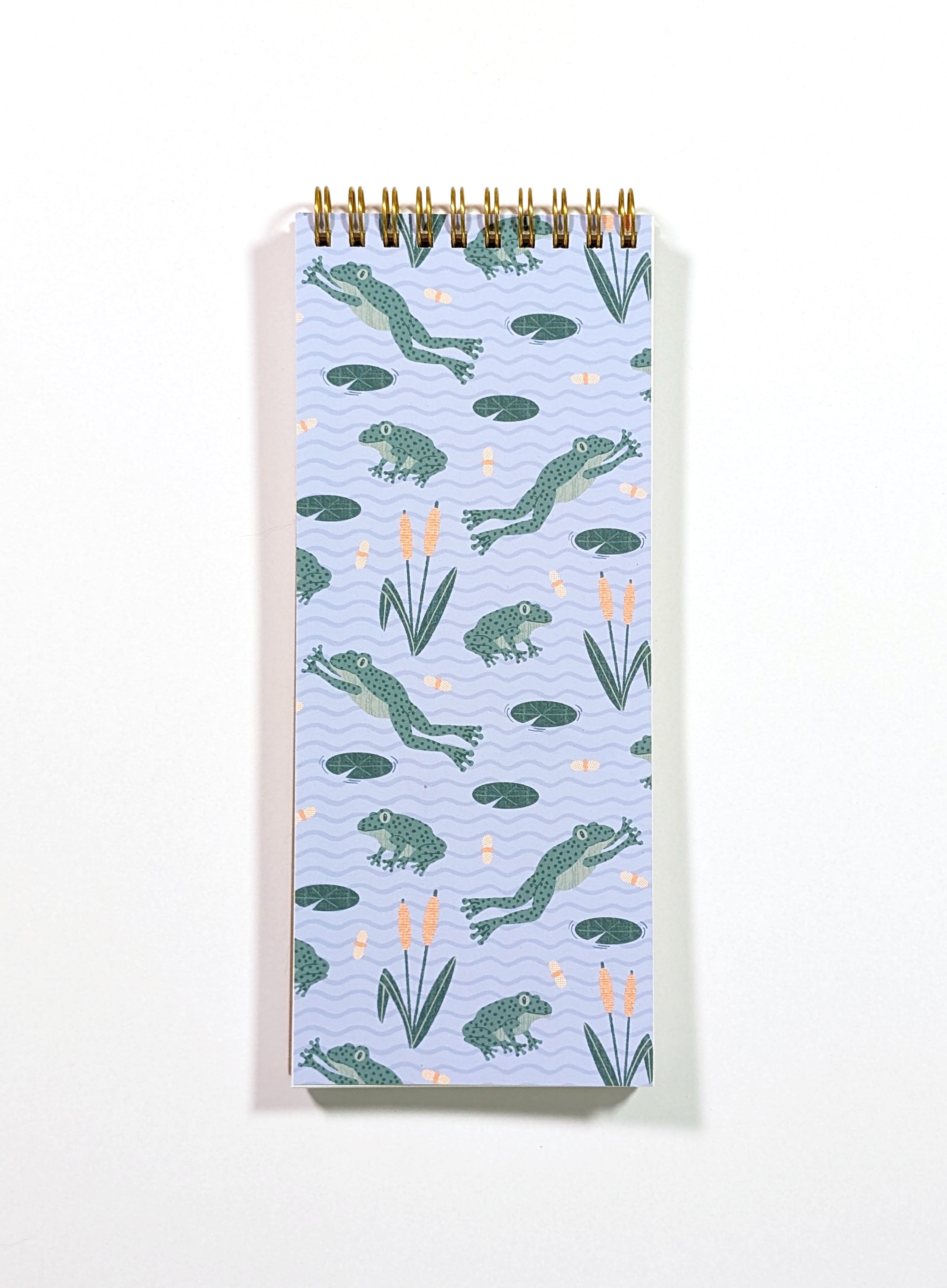 Leap Frogs Top Spiral To-Do List Notebook Notebooks Lucid Moon Studio