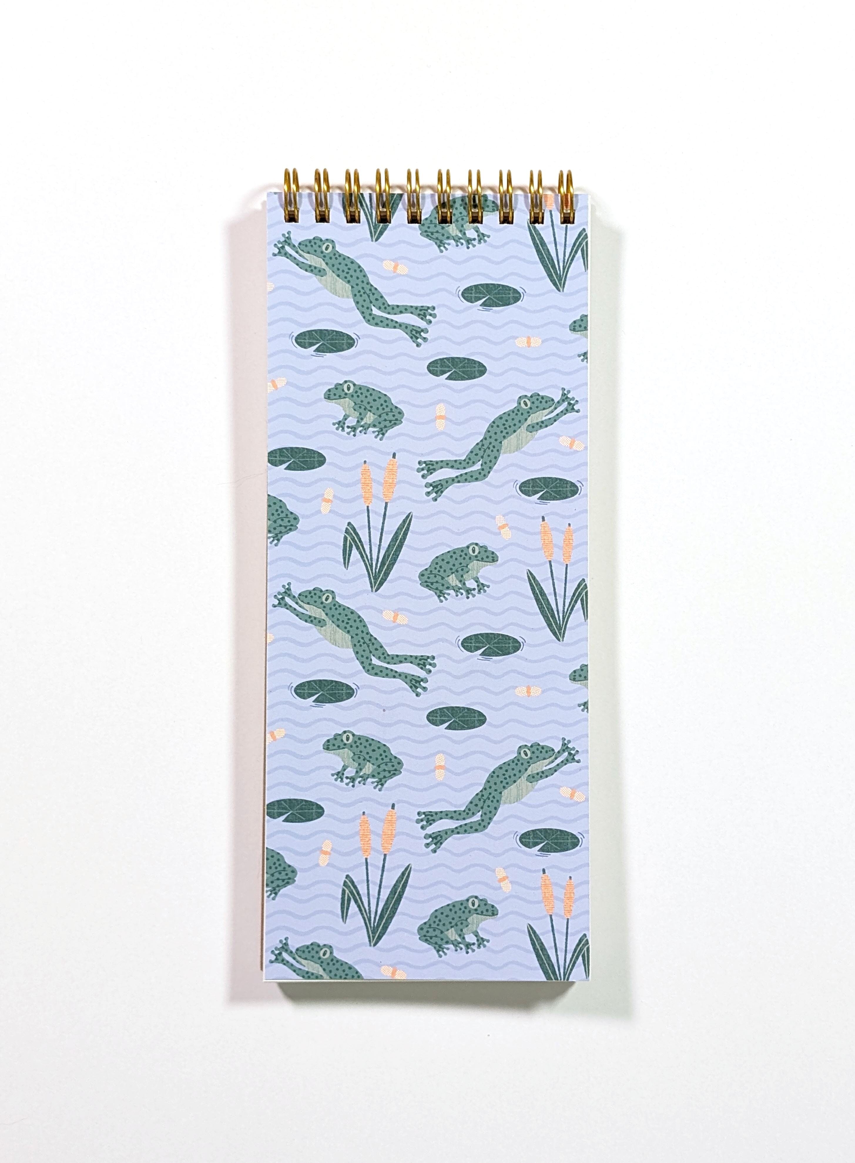 Leap Frogs Top Spiral To-Do List Notebook Notebooks Lucid Moon Studio