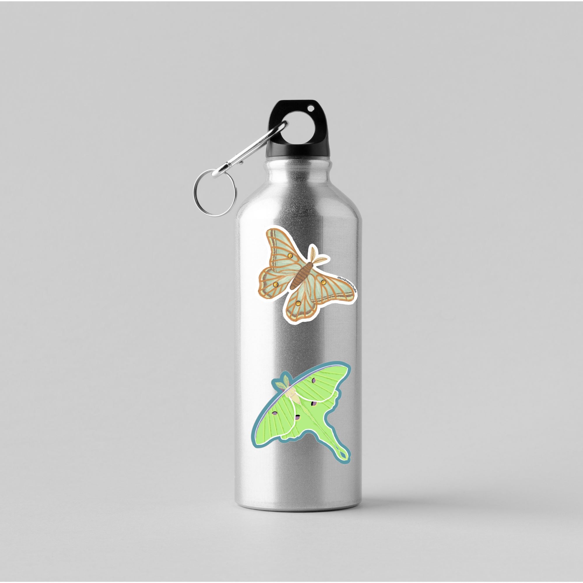 Luna Moth Matte Vinyl Waterproof Sticker stickers Lucid Moon Studio