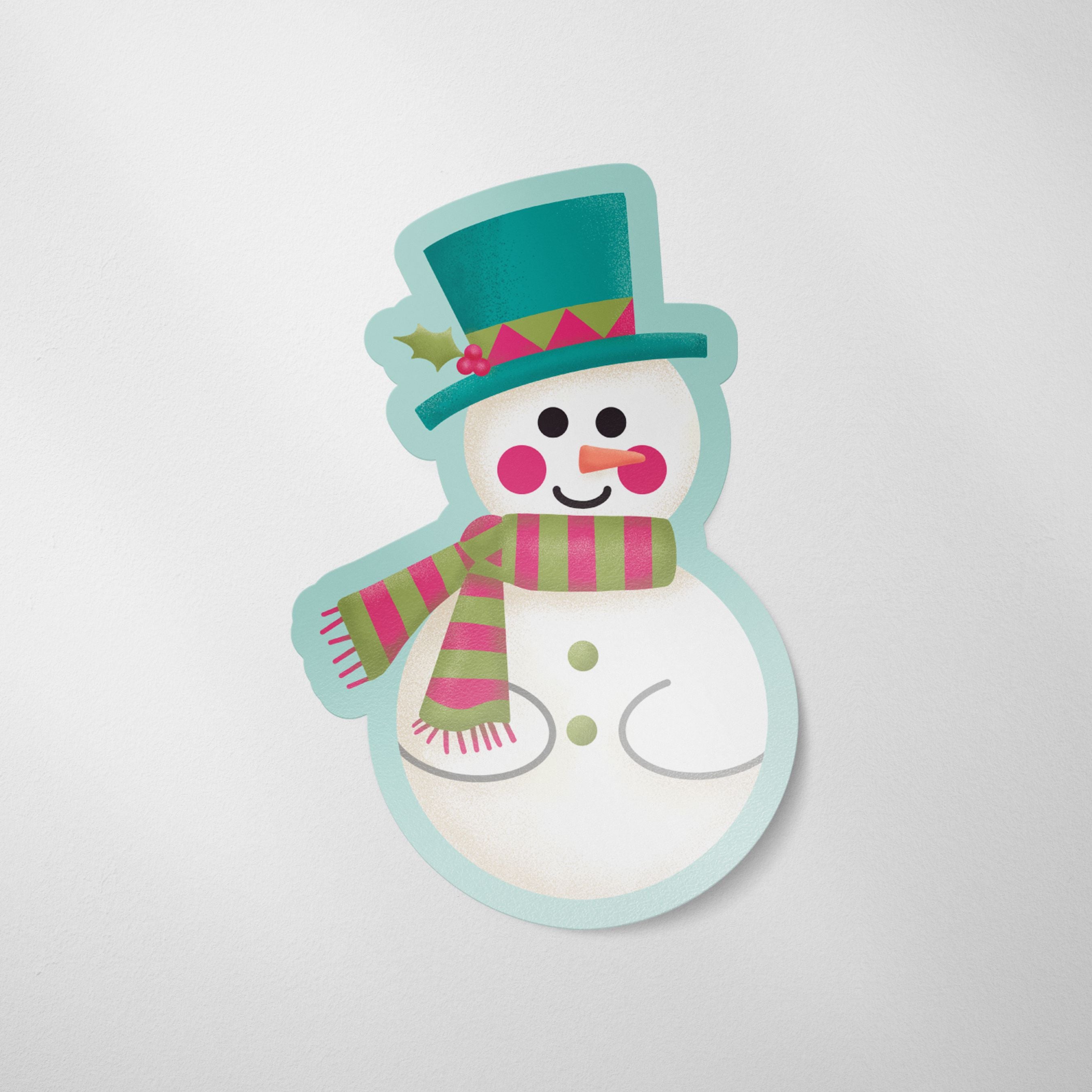 Merry Bright Vinyl Sticker Pack - 5 Stickers Total stickers Lucid Moon Studio