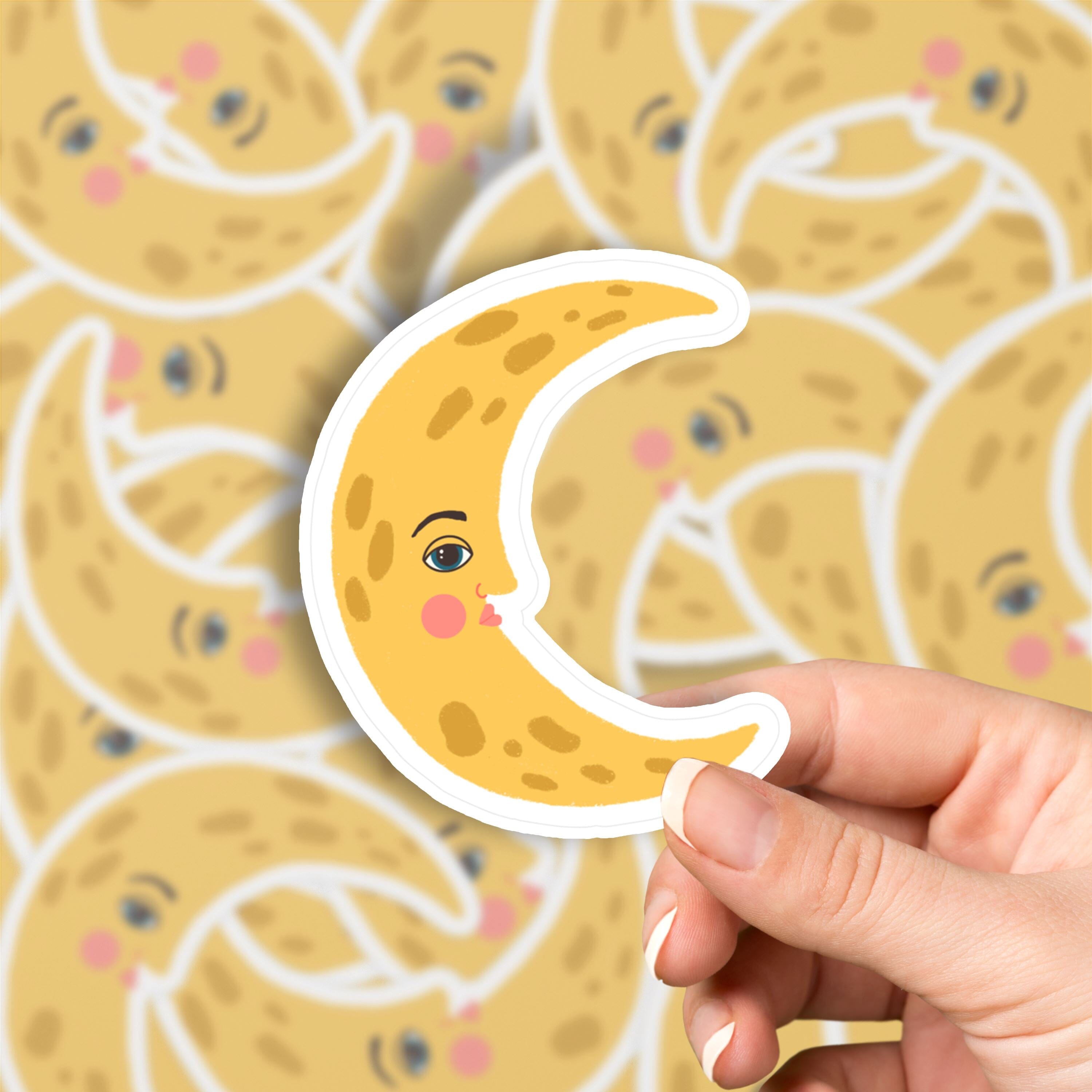 Moon Matte Vinyl Waterproof Sticker stickers Lucid Moon Studio