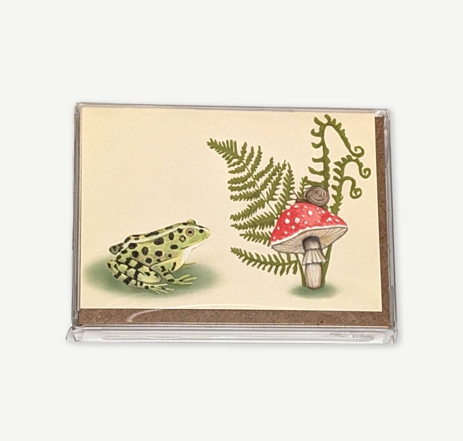 Mushroom and Frog | Boxed Mini Cards (8) Greeting Cards Lucid Moon Studio