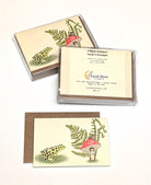 Mushroom and Frog | Boxed Mini Cards (8) Greeting Cards Lucid Moon Studio