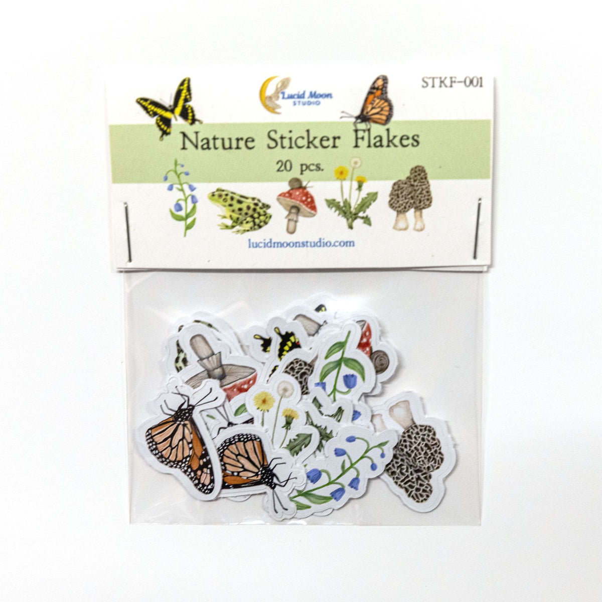 Nature Sticker Flakes stickers Lucid Moon Studio