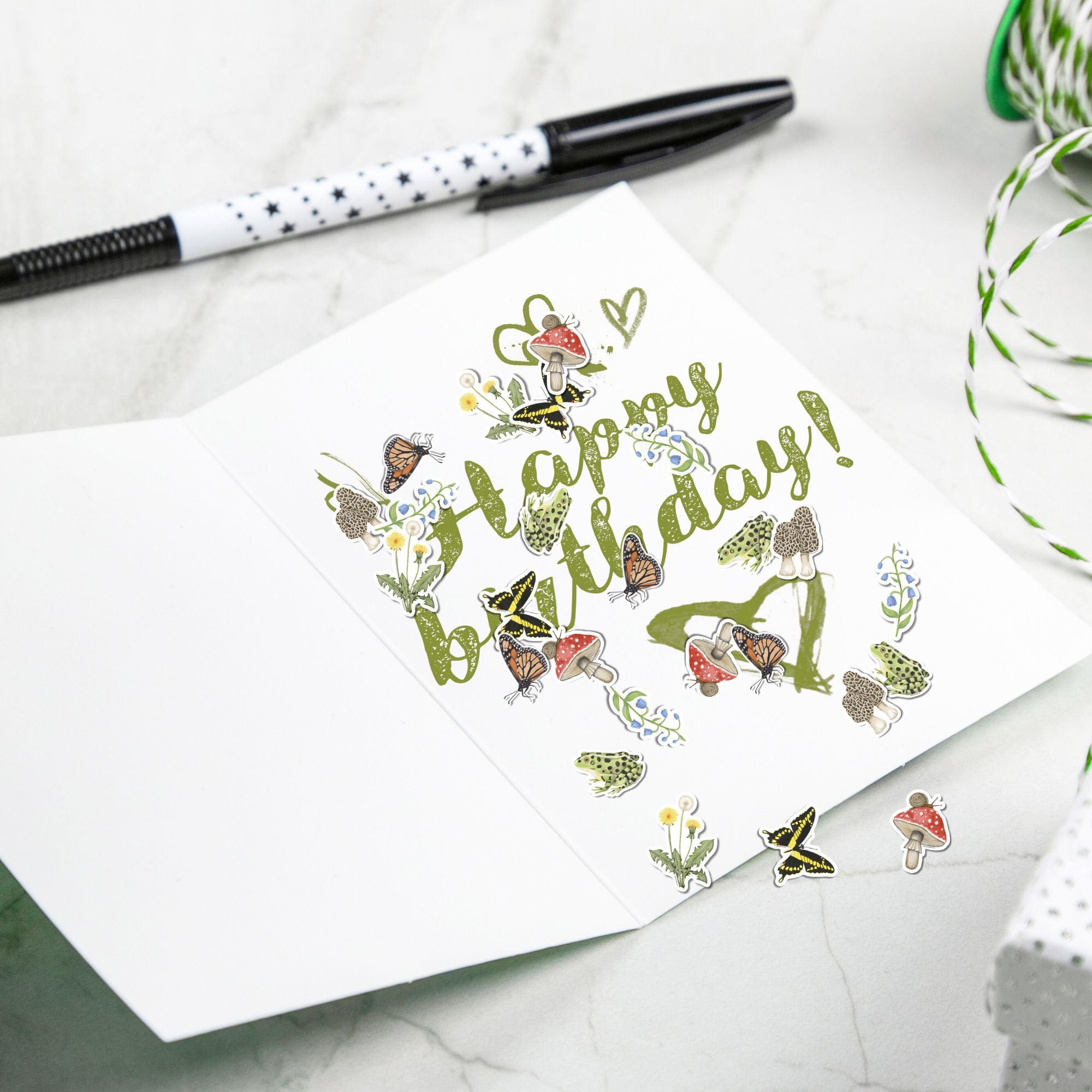 Nature Sticker Flakes stickers Lucid Moon Studio