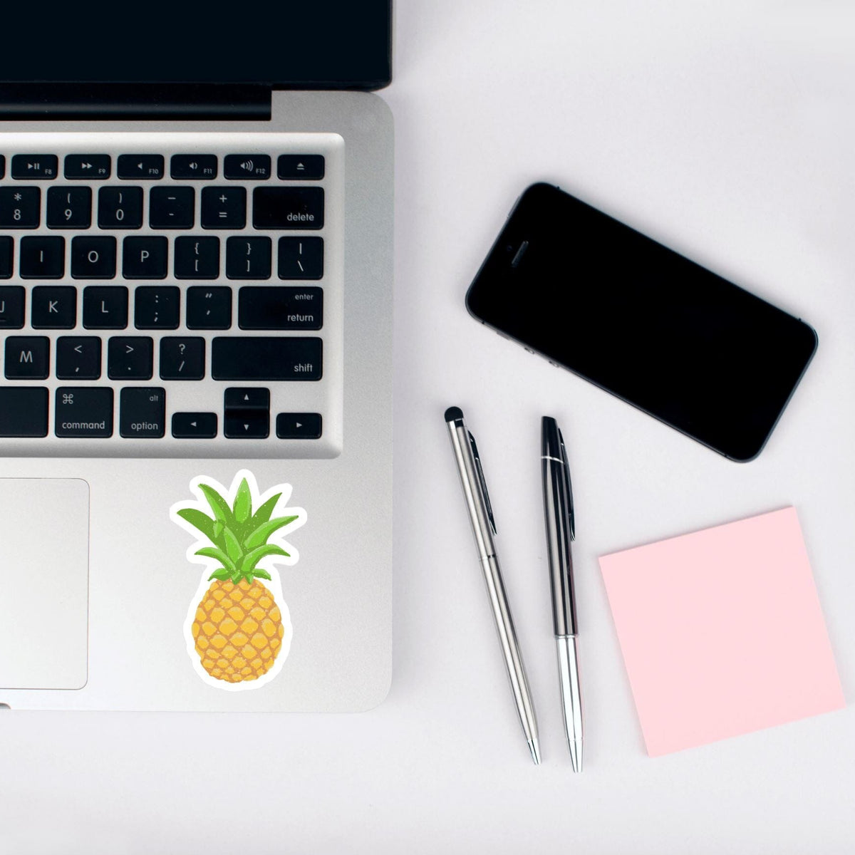 Pineapple Matte Vinyl Waterproof Sticker stickers Lucid Moon Studio