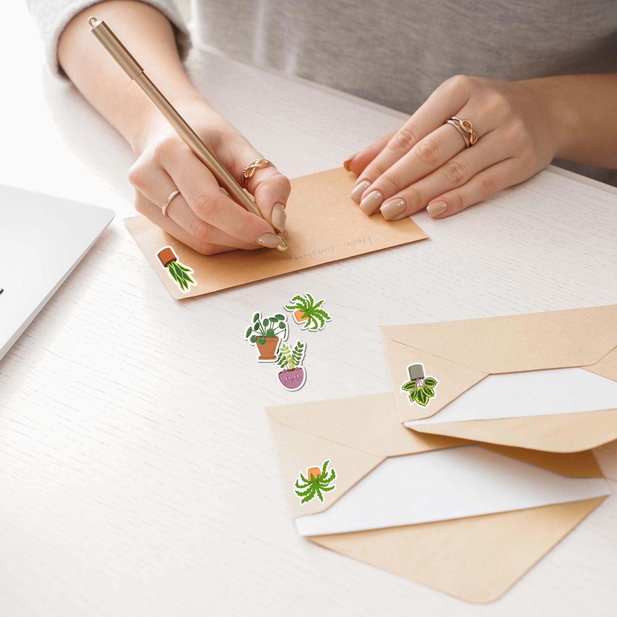 Plant Sticker Flakes stickers Lucid Moon Studio