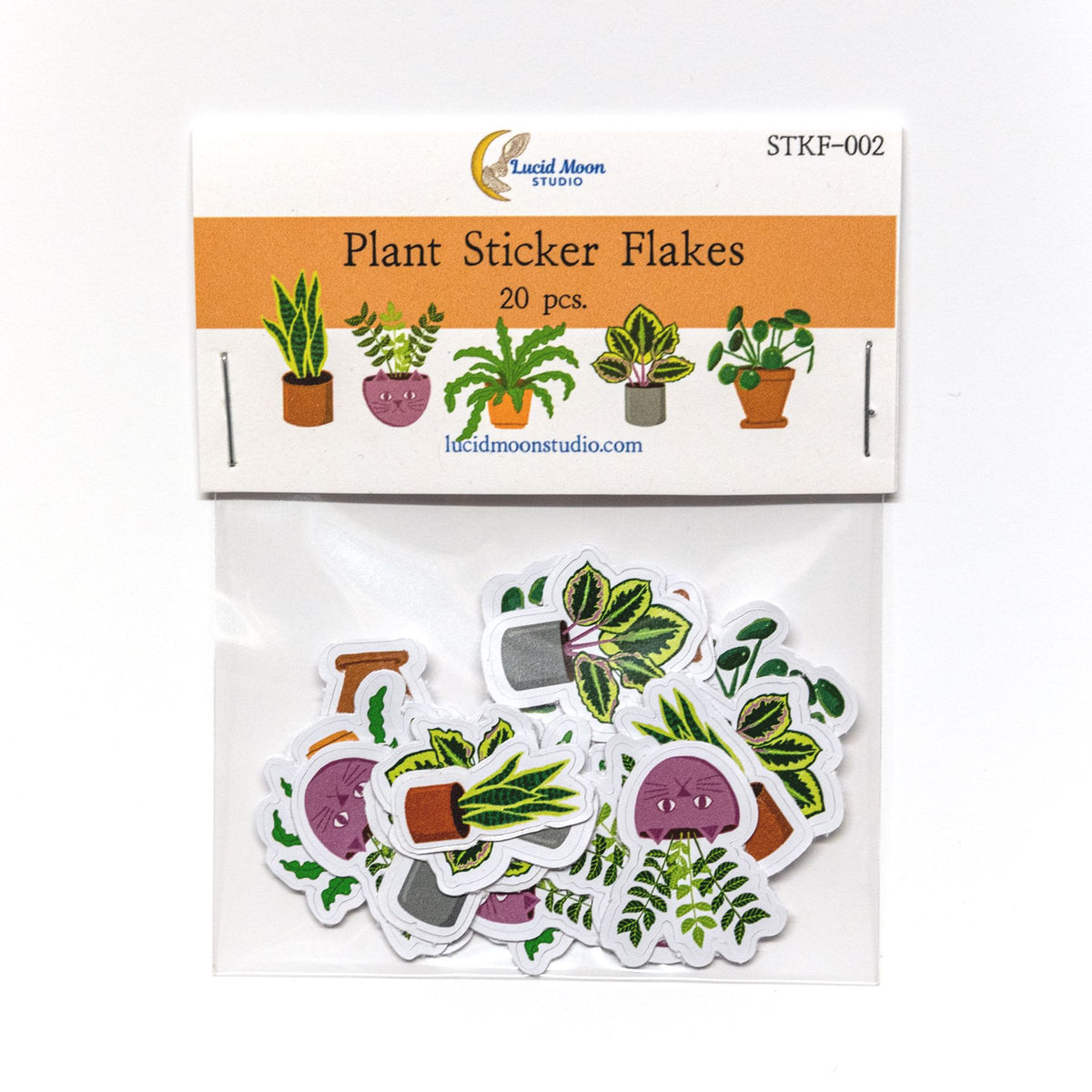 Plant Sticker Flakes stickers Lucid Moon Studio