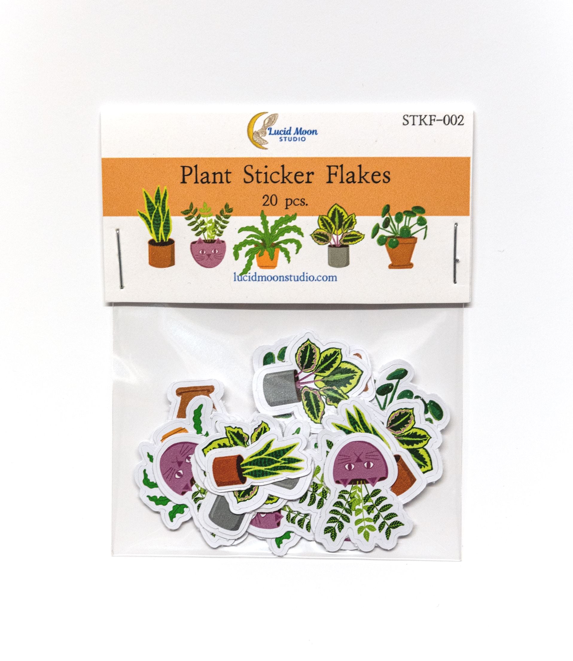 Plant Sticker Flakes stickers Lucid Moon Studio