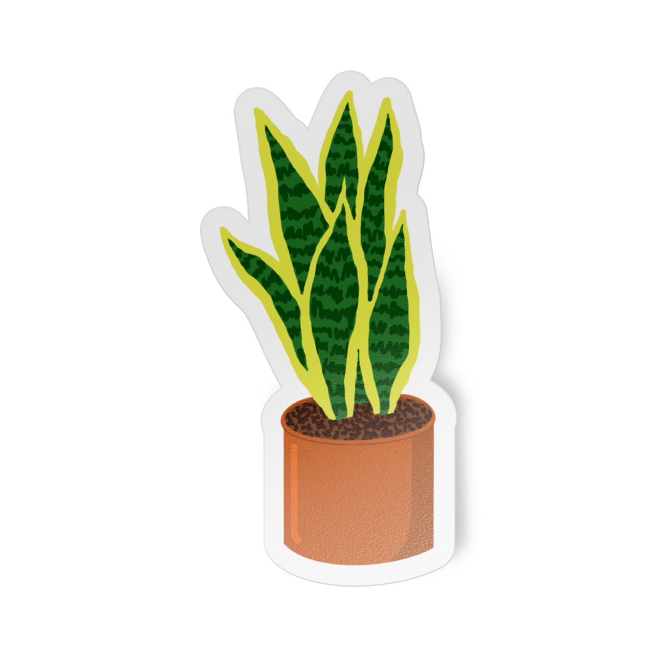 Potted Plants Sticker Pack - 5 Stickers stickers Lucid Moon Studio