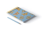 Spanish Moon Moths Top Spiral Jotter Pocket Notebook Notebooks Lucid Moon Studio 