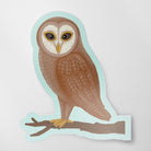 Starry Barn Owl Matte Vinyl Waterproof Sticker stickers Lucid Moon Studio 