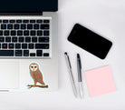 Starry Barn Owl Matte Vinyl Waterproof Sticker stickers Lucid Moon Studio