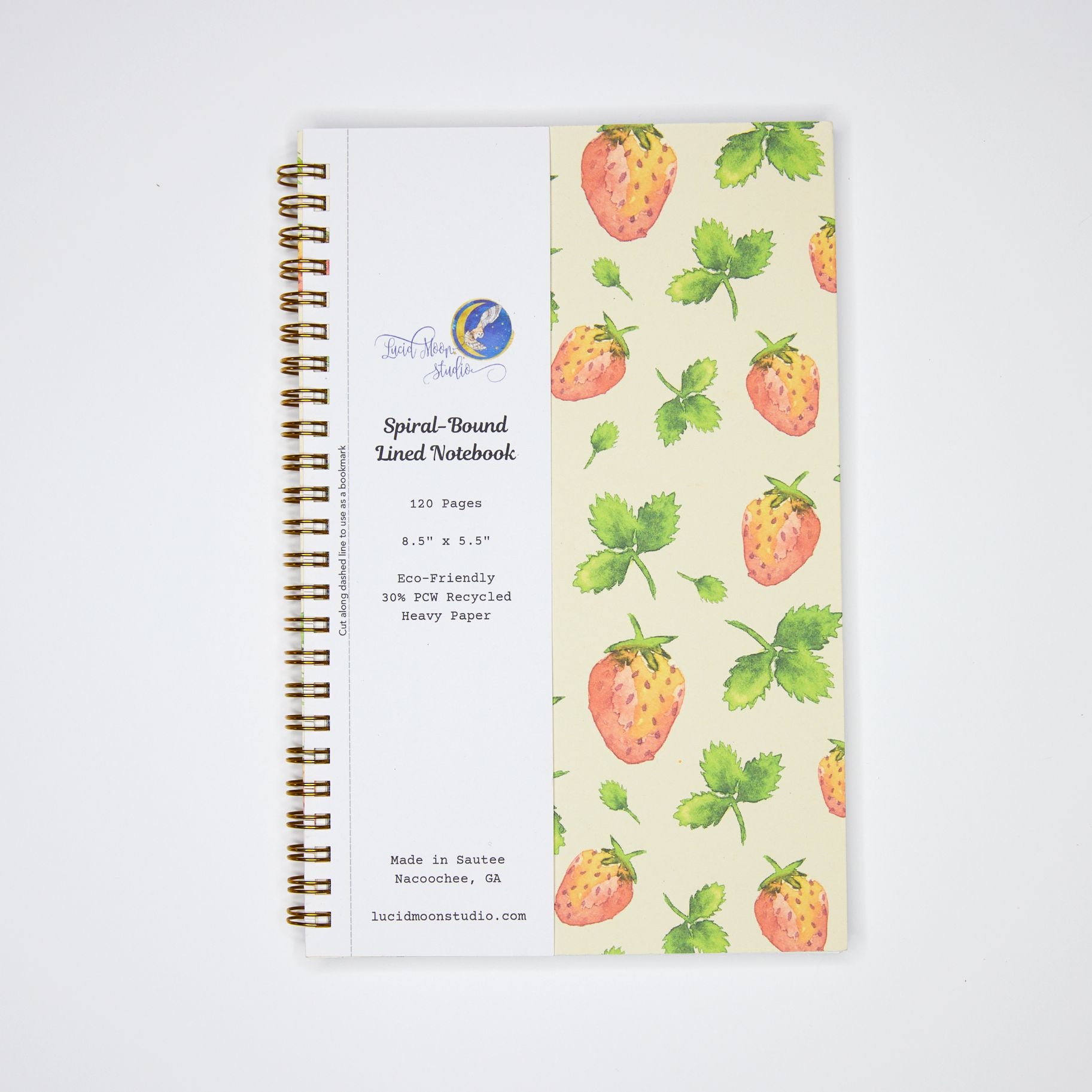 Strawberry Fields Gift Set Notebooks Lucid Moon Studio