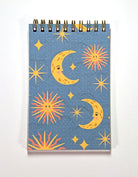 Sun & Moon Top Spiral Jotter Pocket Notebook Notebooks Lucid Moon Studio 