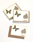 Swallowtail and Morel Mushrooms | Boxed Mini Cards (8) Greeting Cards Lucid Moon Studio