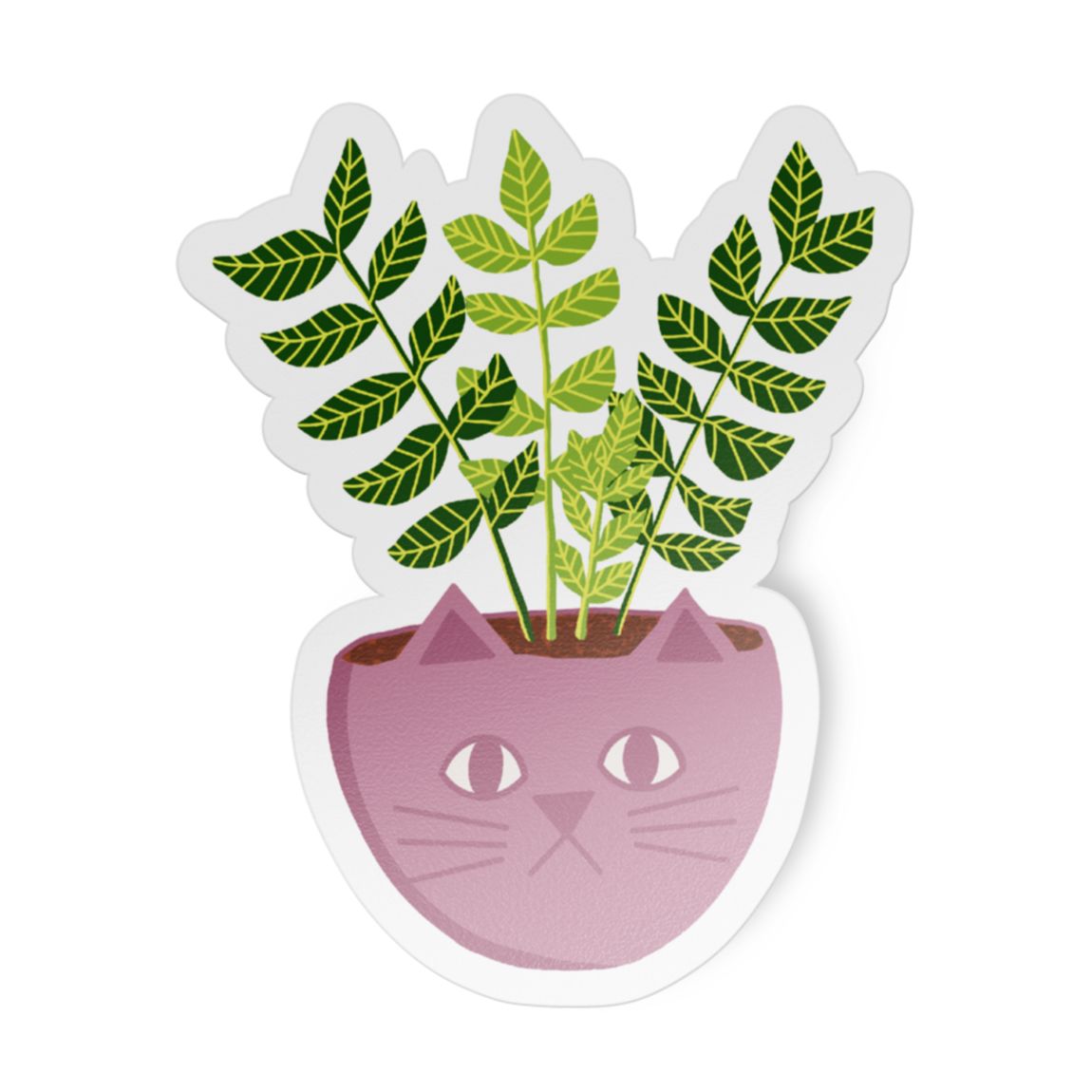 ZZ Plant Vinyl Sticker stickers Lucid Moon Studio