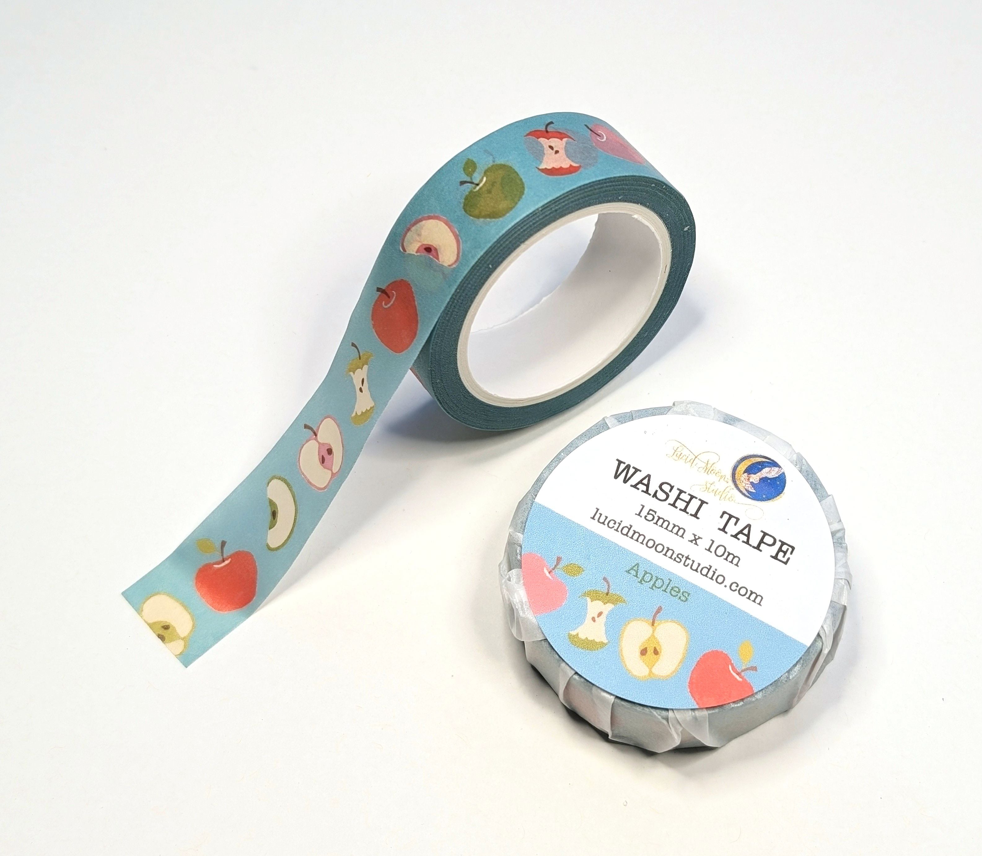 Apple Core Washi Tape washi tape Lucid Moon Studio 