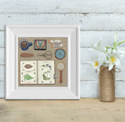 Botanist's Desk 8" x 8" Art Print Art Print Lucid Moon Studio 