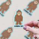 Camera Shy Big Foot Vinyl Sticker stickers Lucid Moon Studio 