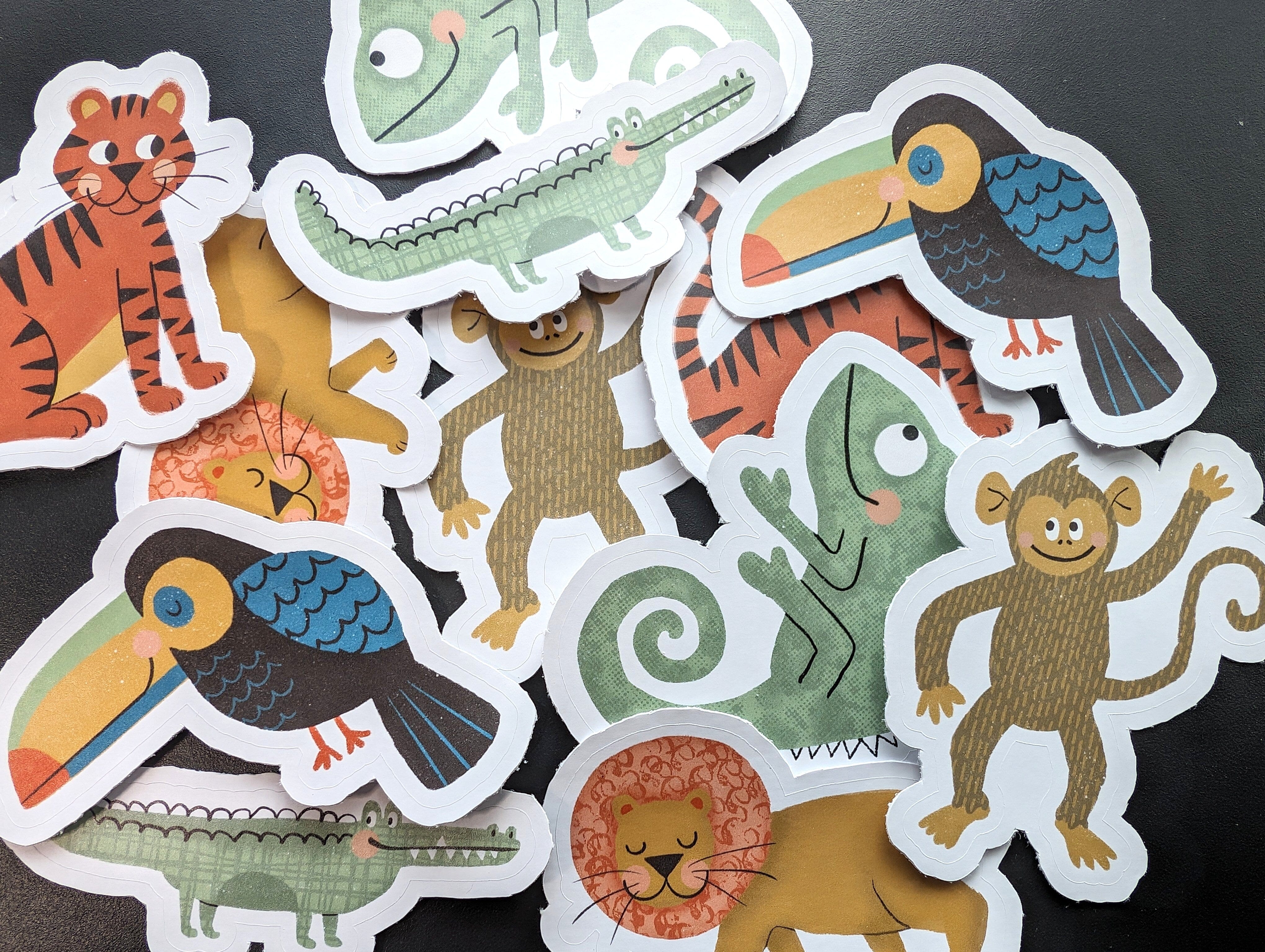 Chameleon Vinyl Sticker stickers Lucid Moon Studio 
