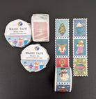 Christmas Postage Stamp Washi Tape washi tape Lucid Moon Studio 