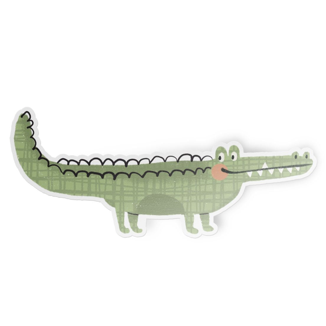 Crocodile Vinyl Sticker stickers Lucid Moon Studio 