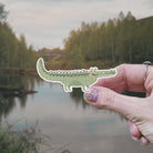 Crocodile Vinyl Sticker stickers Lucid Moon Studio 