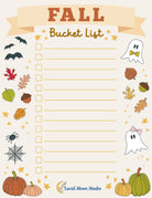 DIGITAL Fall Bucket List Printable Freebie Digital Downloads Lucid Moon Studio 