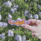 Doodle Cat & Mouse Vinyl Sticker stickers Lucid Moon Studio 