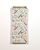 Doodle Floral Top Spiral To-Do List Notebook Notebooks Lucid Moon Studio 