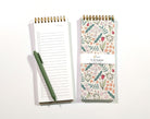 Doodle Floral Top Spiral To-Do List Notebook Notebooks Lucid Moon Studio 