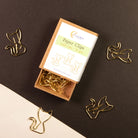 Gold Cats Boxed Paper Clips Paper Clips Lucid Moon Studio 