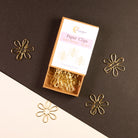 Gold Flowers Boxed Paper Clips Paper Clips Lucid Moon Studio 