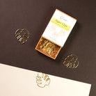 Gold Monstera Leaf Boxed Paper Clips Paper Clips Lucid Moon Studio 