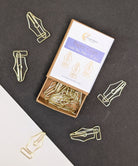 Gold Pen Nibs Boxed Paper Clips Paper Clips Lucid Moon Studio 