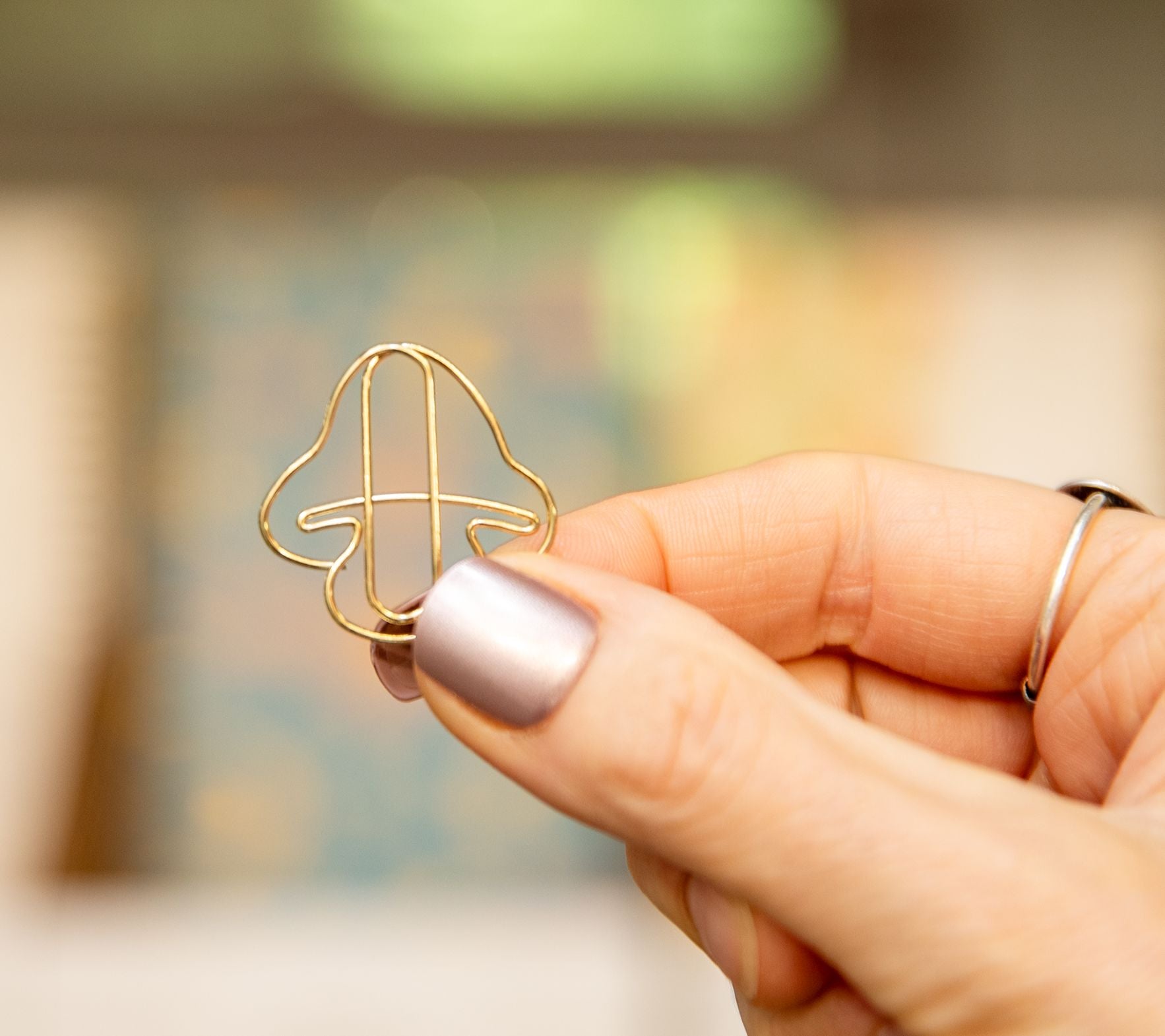 Gold Shaped Paper Clips Assortment Pack Paper Clips Lucid Moon Studio 