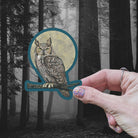 Great Horned Owl Vinyl Sticker stickers Lucid Moon Studio 